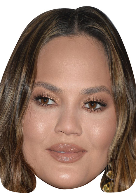 Chrissy Teigen Tv Movie Star Celebrity Party Face Mask | Fancy Dress