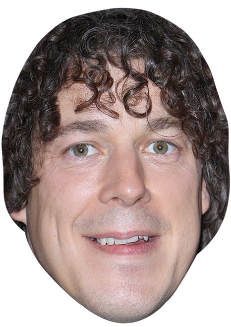 ALAN DAVIES JB - Funny Comedian Fancy Dress Cardboard Celebrity Face Mask
