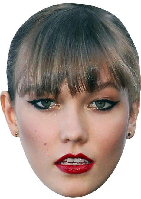 Karlie Kloss Jb - Model Fancy Dress Cardboard Celebrity Face Mask