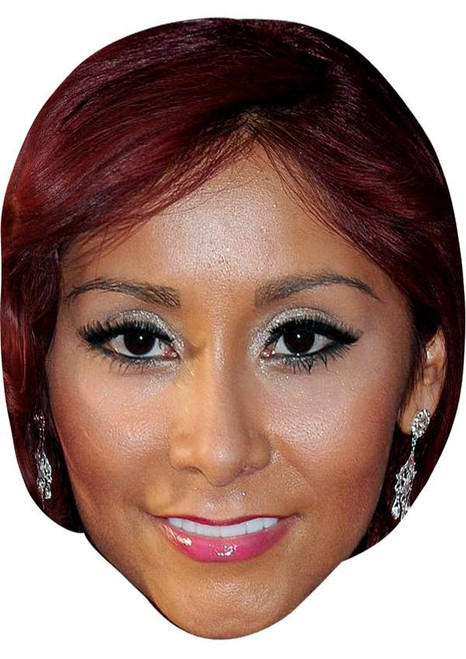 Nicole Polizzi Snooki Jb - Tv Star Fancy Dress Cardboard Celebrity Face Mask