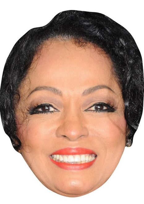 Diana Ross Jb - Music Star Fancy Dress Cardboard Celebrity Face Mask