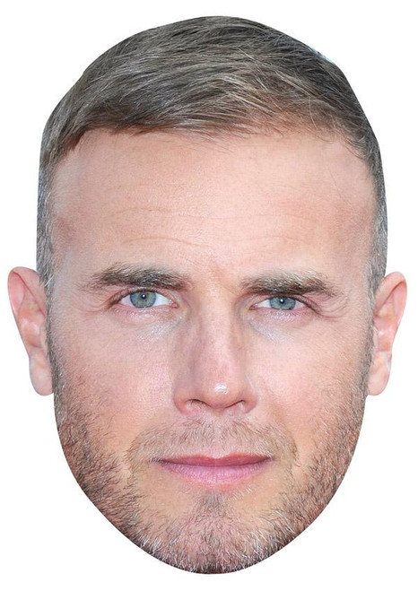 Gary Barlow Jb - Music Star Fancy Dress Cardboard Celebrity Face Mask