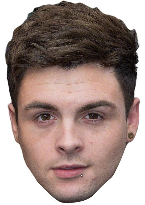 Jaymi Hensley Jb - Music Star Fancy Dress Cardboard Celebrity Face Mask