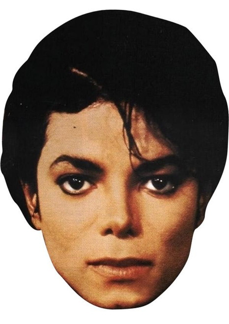 Michael Jackson Bad Jb - Music Star Fancy Dress Cardboard Celebrity Face Mask