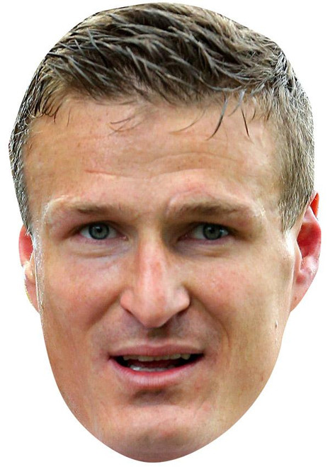 Robert Huth Jb - Footballer Fancy Dress Cardboard Celebrity Face Mask