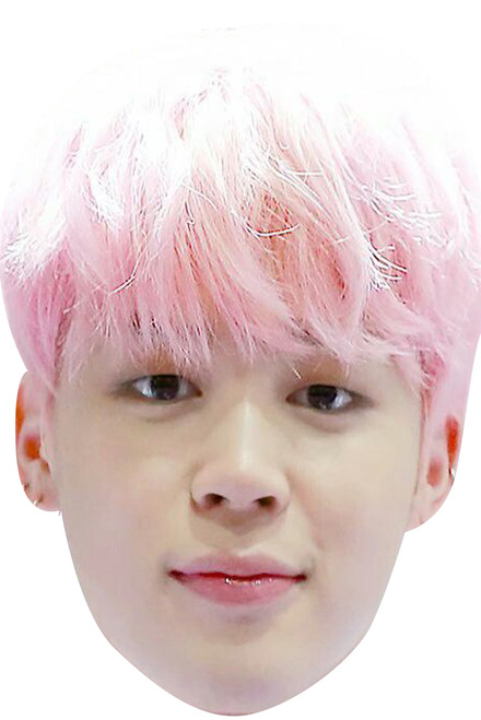 JIMIN - BTS Korean Music Star K POP - Music Star Fancy Dress Cardboard Celebrity Face Mask