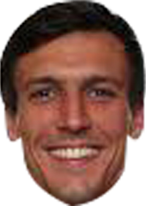 Jack Cork 2020 Face Football Celebrity Party Face Mask | Fancy Dress