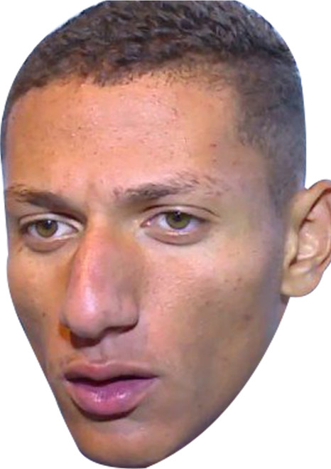 Richarlison 2020 Face Football Celebrity Party Face Mask | Fancy Dress