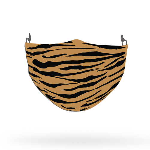 Tiger Animal Skin Print Face Covering 3