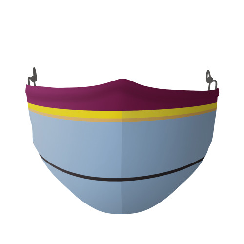 Inspired By Burnley Football Colours Face Covering