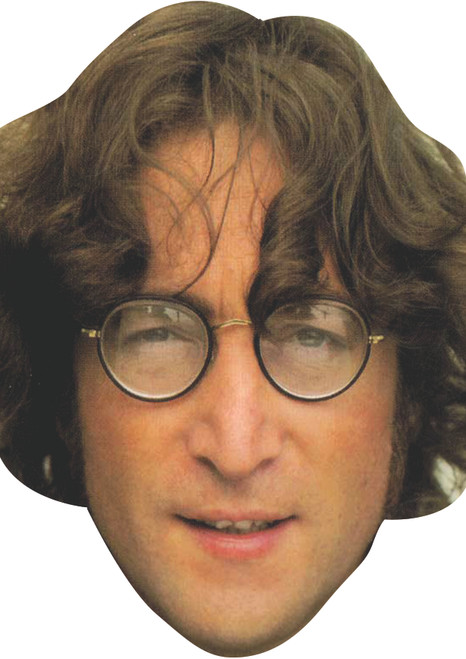 John Lennon Colour Celebrity Face Mask - Fancy Dress Party Mask 2026