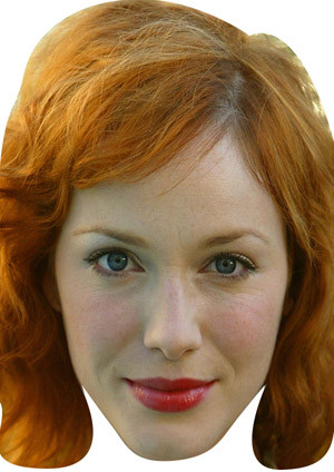 Christina Hendricks Celebrity Face Mask