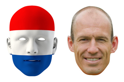 Netherlands World Cup Face Mask Pack Robben