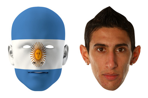 Argentina World Cup Face Mask Pack Di Maria
