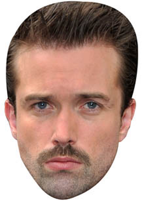 Brendan Brady Fancy Dress Face Mask 2026 Hollyoaks Celebrity Face Mask - Fancy Dress Party Mask 2026