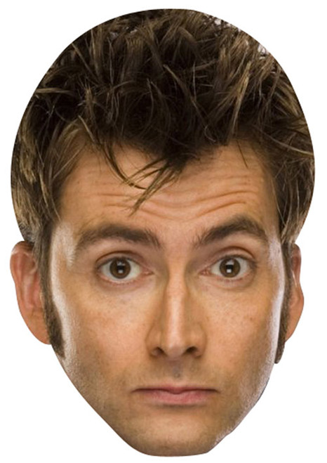 David Tennant Tv Celebrity Face Mask