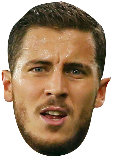 Eden Hazard Belgium Football Sensation Celebrity Face Mask - Fancy Dress Party Mask 2026