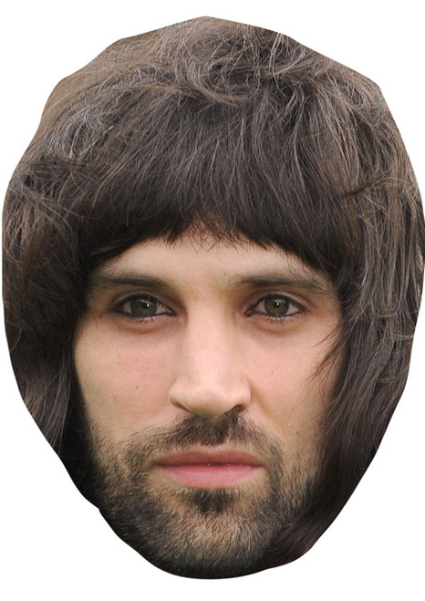 Sergio Serge Pizzorno Jb - Music Star Fancy Dress Cardboard Celebrity Face Mask - Fancy Dress Party Mask 2026