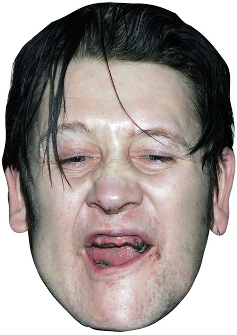 Shane MacGowan Jb - Music Star Fancy Dress Cardboard Celebrity Face Mask - Fancy Dress Party Mask 2026
