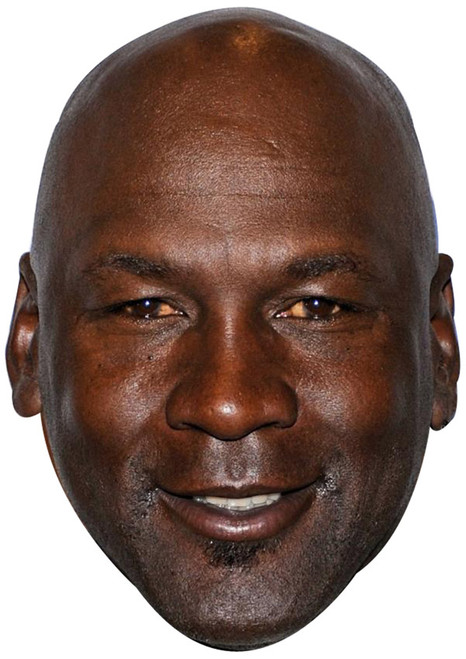 Michael Jordan Jb - Basketball Star Fancy Dress Cardboard Celebrity Face Mask - Fancy Dress Party Mask 2026