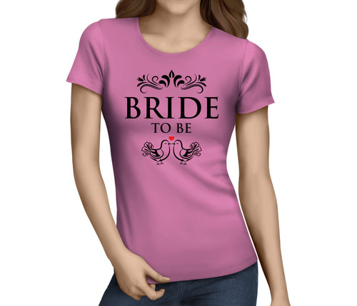 Bride To Be 1 Colour Custom Hen T-Shirt - Any Name - Party Tee