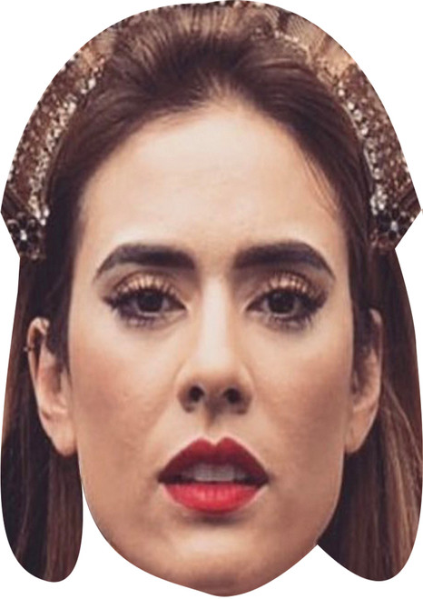 Carolina Ramírez The Queen Of Flow Celebrity Fancy Dress Cardboard Face Mask