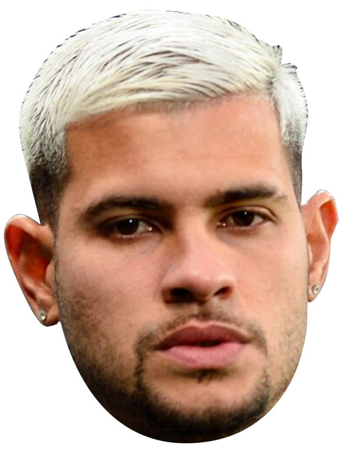 Bruno Guimareas Blonde Newcastle Football Party Face Mask