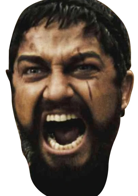 King Leonidas Celebrity Party Fancy Dress Face Mask
