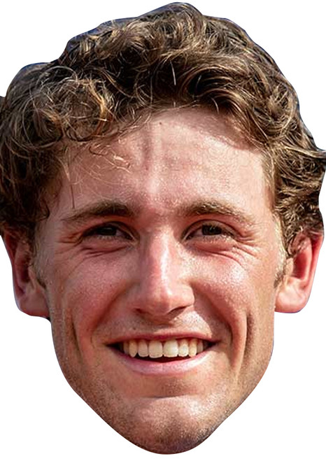 Casper Rudd - Tennis Fancy Dress Cardboard Celebrity Face Mask