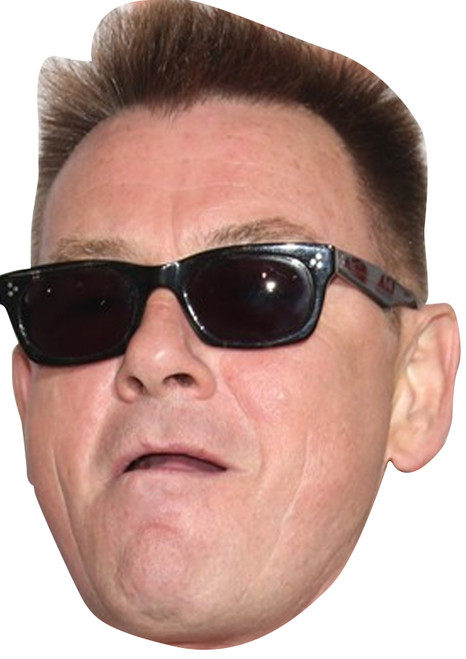 Chas Smash Madness Music Celebrity Party Face Mask | Fancy Dress