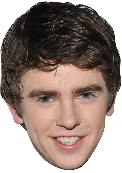 Freddie Highmore Actor Celebrity Fancy Dress Face Mask
