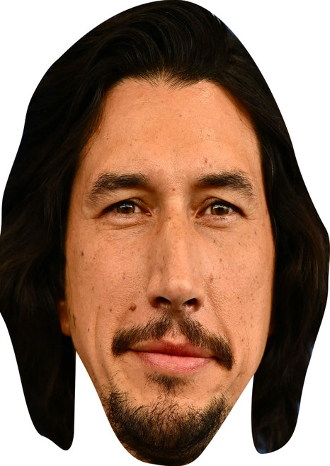 Adam Driver Fancy Dress Cardboard Celebrity Face Mask