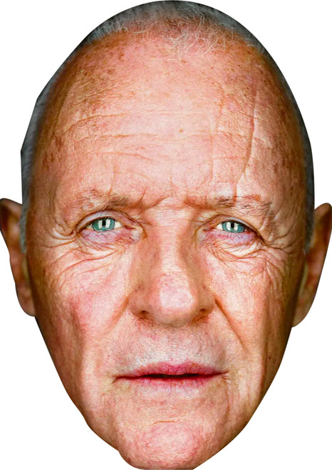 Anthony Hopkins Fancy Dress Cardboard Celebrity Face Mask