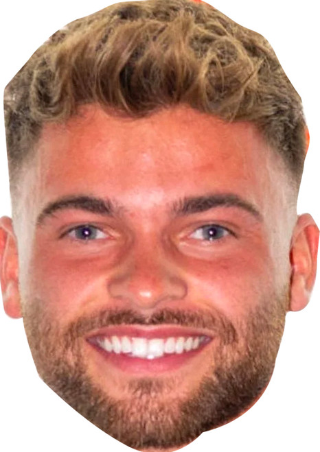 Jake Cornish - Love Island 2024 Fancy Dress Cardboard Celebrity Face Mask