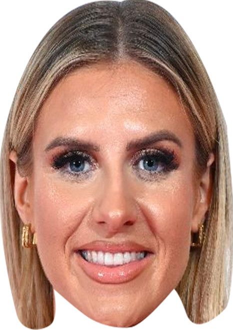 Chloe Burrows Love Island Fancy Dress Cardboard Celebrity Face Mask