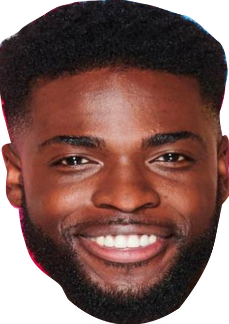 Mike Boateng Love Island Fancy Dress Cardboard Celebrity Face Mask