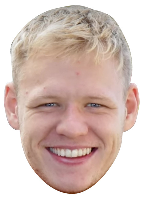 Aaron Ramsdale - England Euros 2024 Celebrity Party Face Mask | Fancy Dress