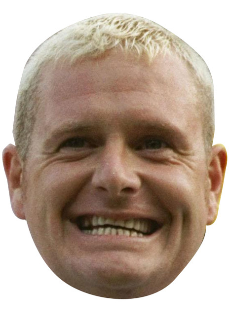 Gazza '96 - Blond - Paul Gascoigne Celebrity Party Face Mask | Fancy Dress