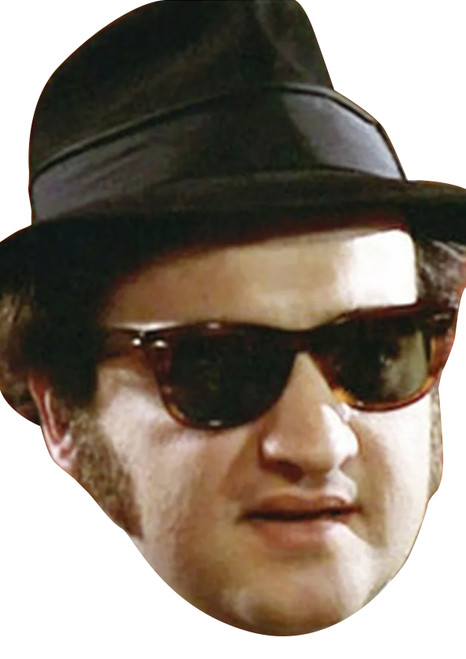 Jake Blues - Blues Brothers - John Belushi Celebrity Party Face Mask | Fancy Dress