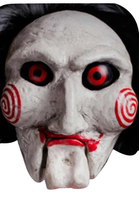Jigsaw - Saw Puppet Celebrity Party Face Mask | Fancy Dress Cardboard Mask