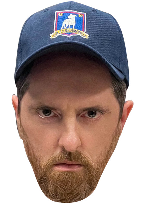 Coach Beard - Ted Lasso Celebrity Party Face Mask | Fancy Dress Cardboard Mask