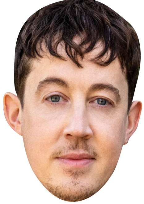 Alex Sharp - The 3 Body Problem Celebrity Party Face Mask | Fancy Dress Cardboard Mask