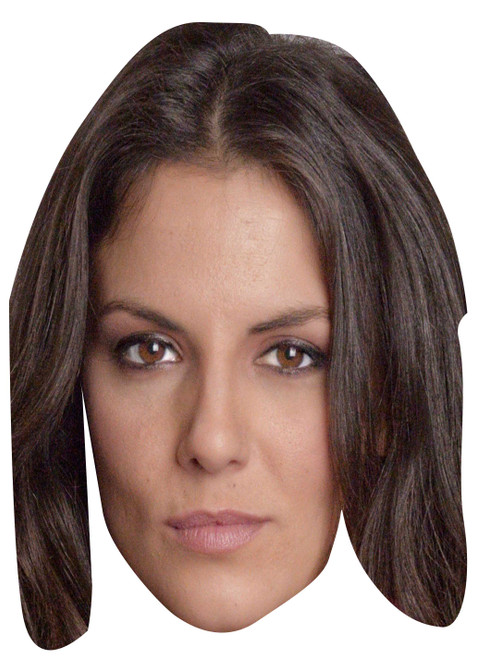 Melina Matthews Celebrity Party Face Mask | Fancy Dress Cardboard Mask
