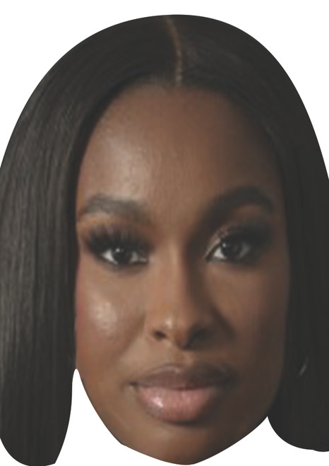 Coco Jones Celebrity Party Face Mask | Fancy Dress Cardboard Mask