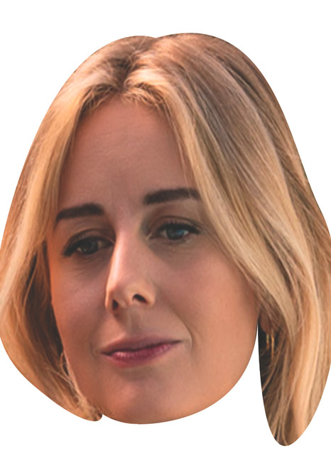 Justine Lupe - Morgan - Nobody Wants This Celebrity Party Face Mask | Fancy Dress Cardboard Mask