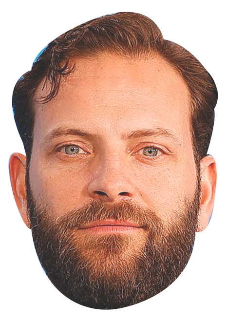 Alessandro Borghi - Supersex Celebrity Party Face Mask | Fancy Dress Cardboard Mask