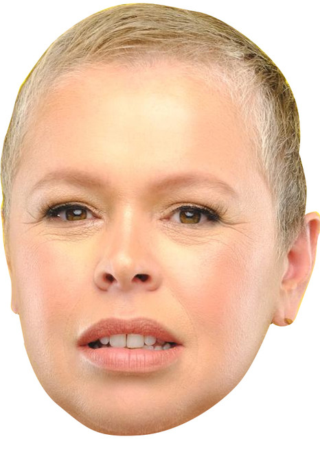 Laura Smyth Celebrity Party Face Mask | Fancy Dress Cardboard Mask