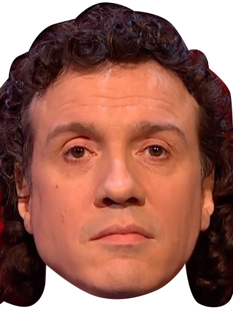 Darragh Ennis - The Chase Celebrity Party Face Mask | Fancy Dress Cardboard Mask