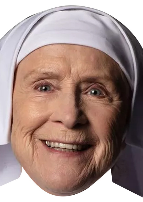 Judy Parfitt - Call The Midwife Celebrity Party Face Mask | Fancy Dress Cardboard Mask