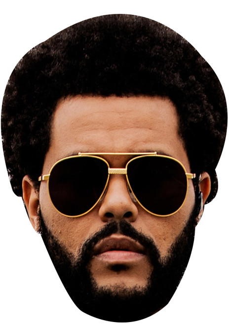 The Weeknd Jb Celebrity Party Face Mask | Fancy Dress Cardboard Mask